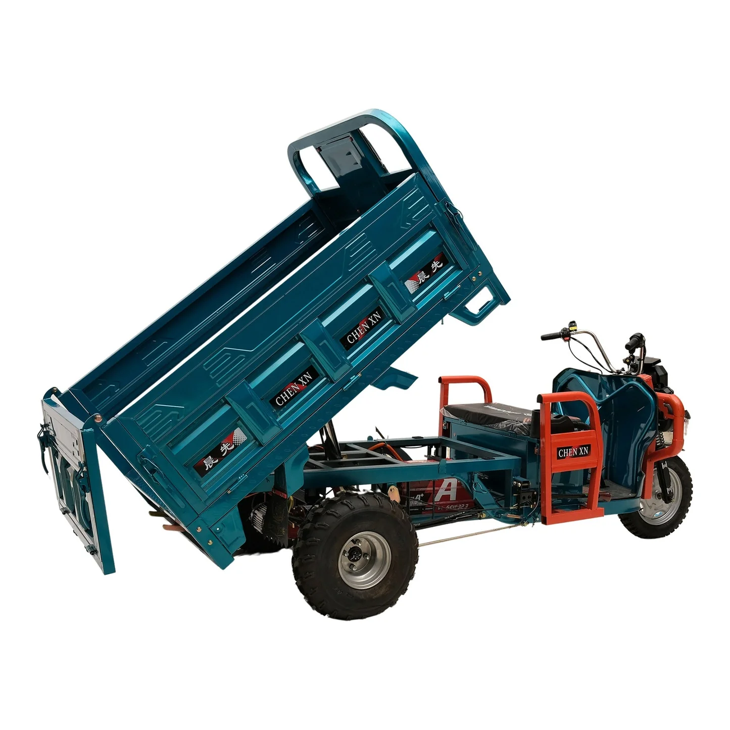 LVSHUO XN 1.6m Electric Hydraulic Dump Cargo Tricycle